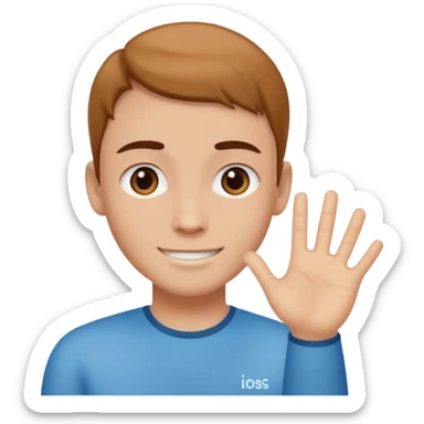 saying hello avatar  sticker