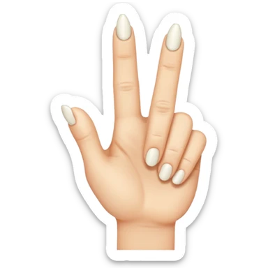 Finger gun hand emoji sticker