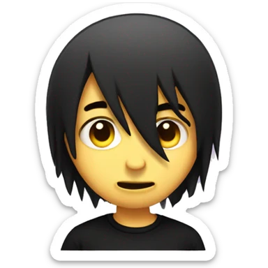 Emo guy sticker