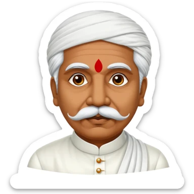 bharathiyar tamil poet sticker