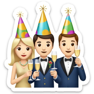 Community festival celebration sticker