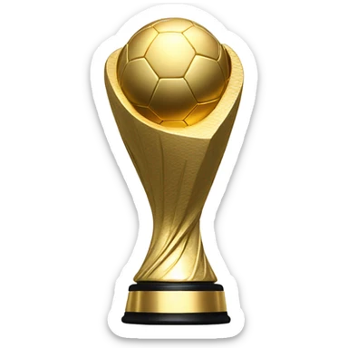 World Cup trophy sticker