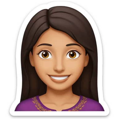 Middle eastern habibi sticker