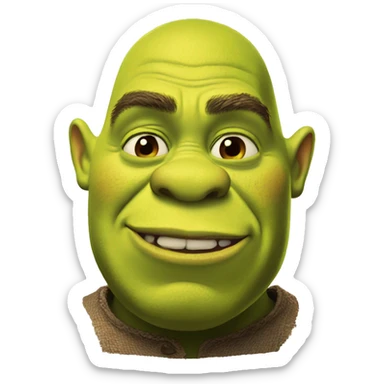 shrek shrek shrek sticker