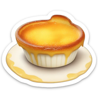 Creme brulee sticker