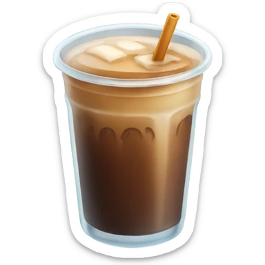 Iced coffee sticker