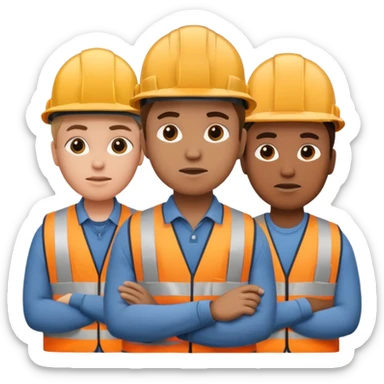 construction company sticker