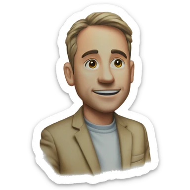 a color pencil drawing on a piece of paper sticker