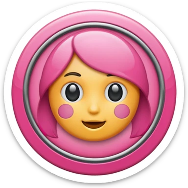 shop pink icon sticker