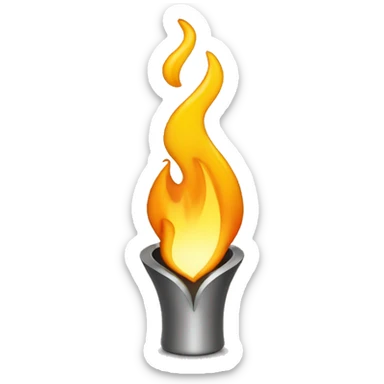the olympic flame  sticker