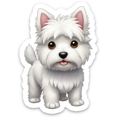 emojis.com white-terrier-full-body-photo sticker