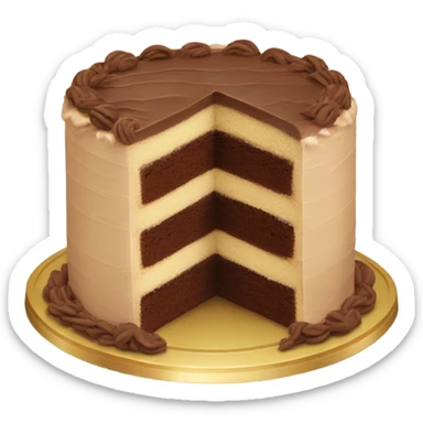 Browni is a cake sticker