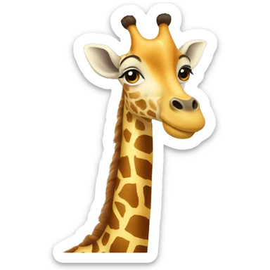 giraffe  sticker