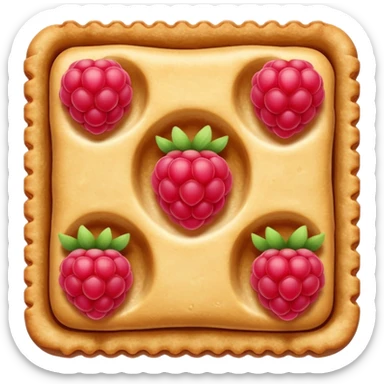 Raspberry Jam Center Bars sticker