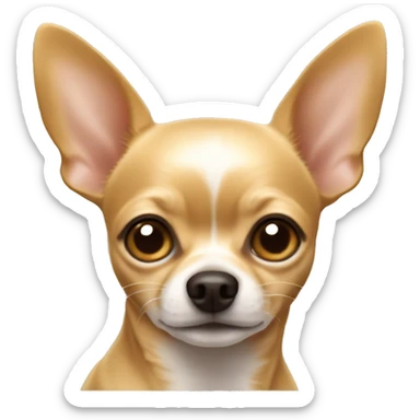 Golden chihuahua short hair  sticker
