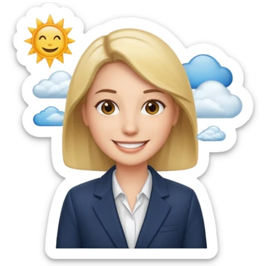 weather-presenter sticker