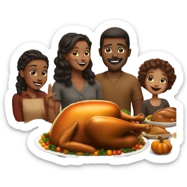 Happy Thanksgiving OMZ sticker
