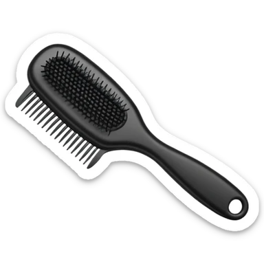 air cushion comb for hair with flexible bristles sticker