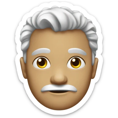 The craziest looking person ever sticker