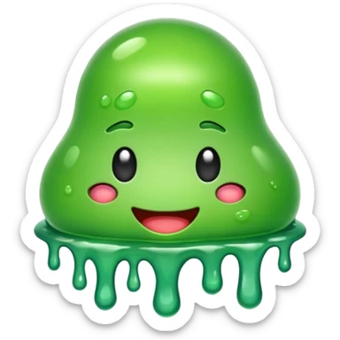Slime emoji sticker