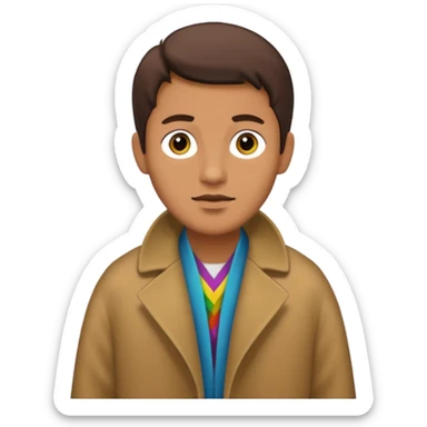 joseph in coat of many colors in bible times sticker