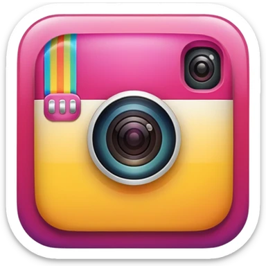 instagram logo icon sticker