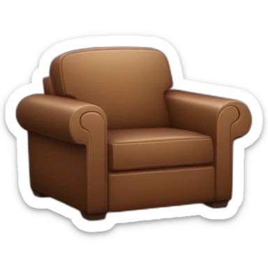 Ciervo sentado en una butaca de cine sticker