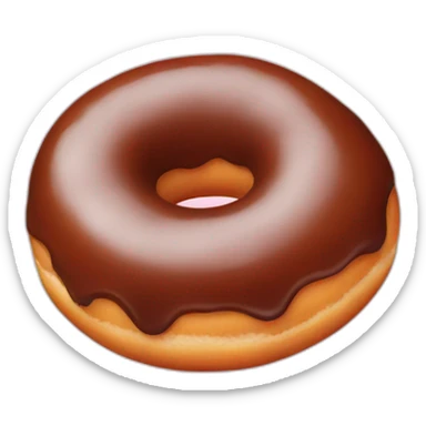 cinnamon doughnut sticker