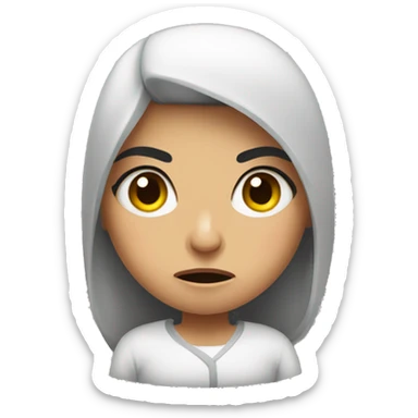 angry Armenian girl  sticker