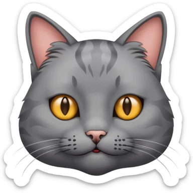 Cat with blunt sticker