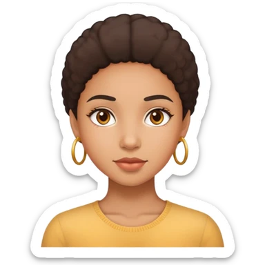 Fille métisse  sticker