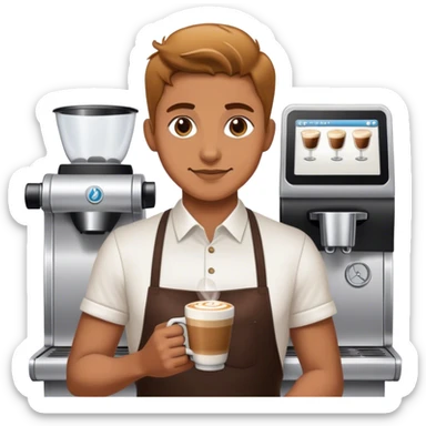 experienced barista sticker