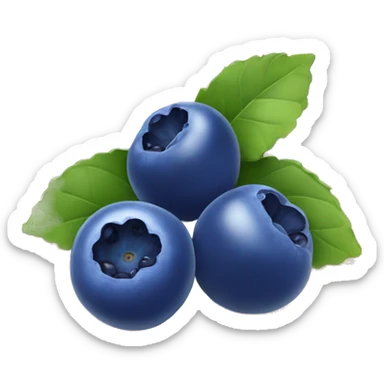 Blueberry sticker