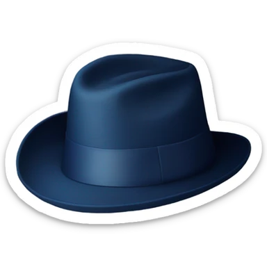 Darl blue hat sticker