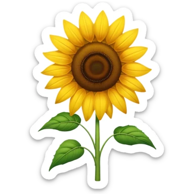 sunflower sticker