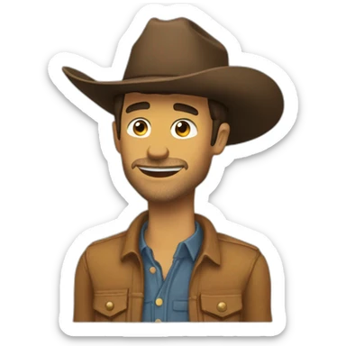 this is fine but make it cowboy yee haw sticker