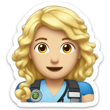 Ems une goute+emojis content sticker