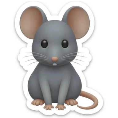 rat emoji sad sticker