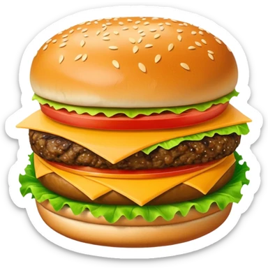 burger sticker