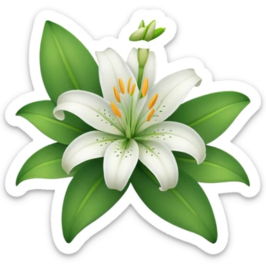 Lily flower emoji  sticker