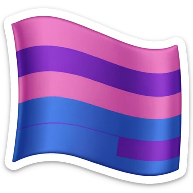 Bisexual flag sticker