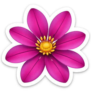 Flower sticker