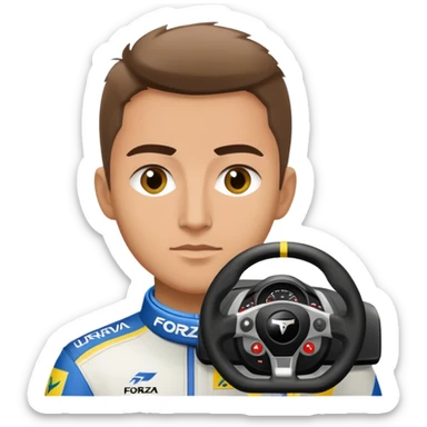 Forza motorsport player from Ukraine sticker
