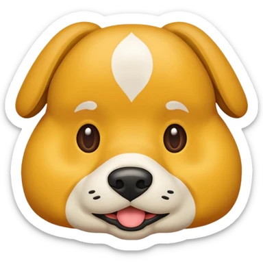 CHIEN QUI JAPPE sticker