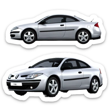 One Renault Laguna Coupe V6 sticker