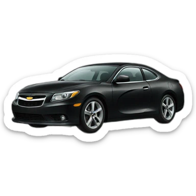 Black car sticker