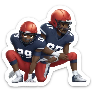 Jayden Daniels getting sacked  sticker