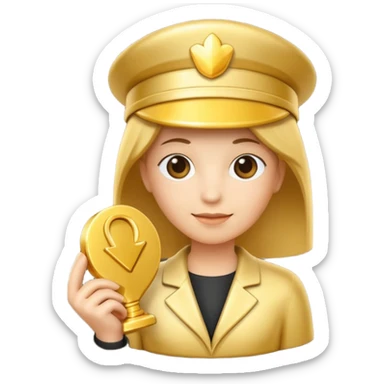special career icon sticker
