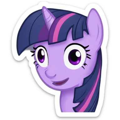 twilight sparkle emergency sticker