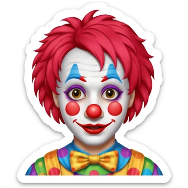 Créame al payaso alfa de Fede Vigevani sticker